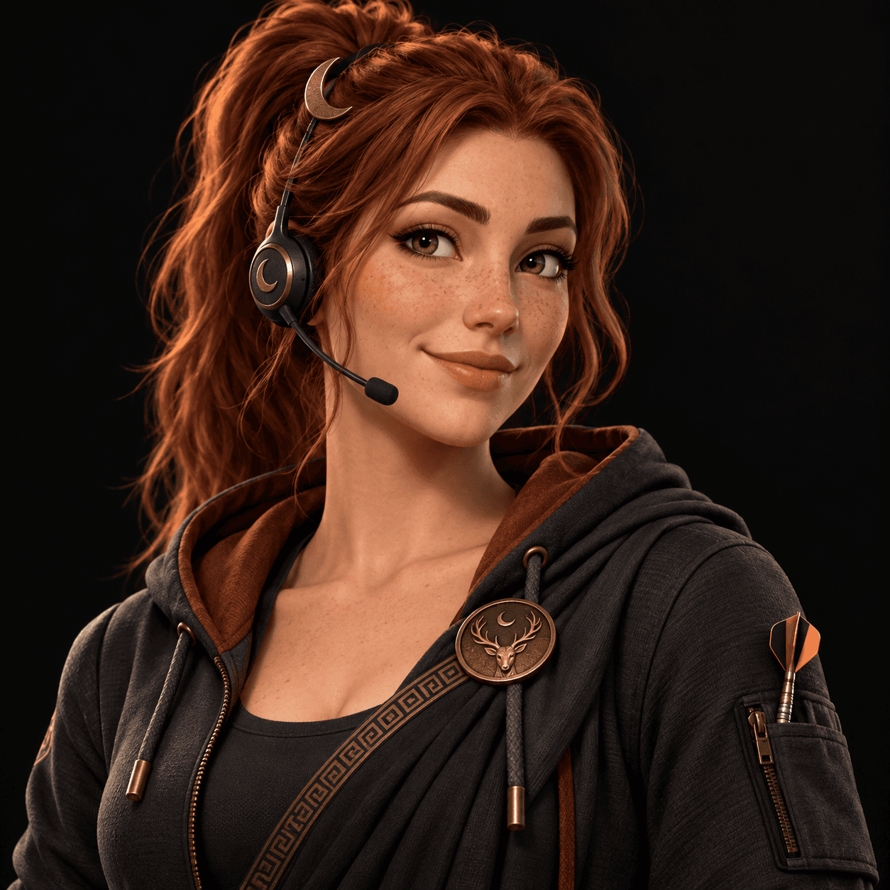 Portrait illustré de Artémis