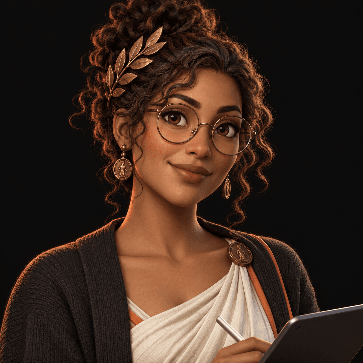 Portrait illustré de Clio