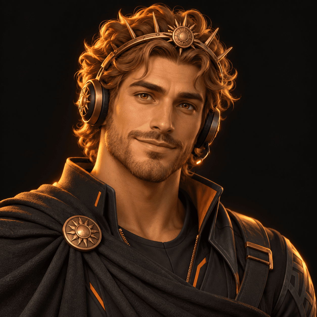 Portrait illustré de Hélios