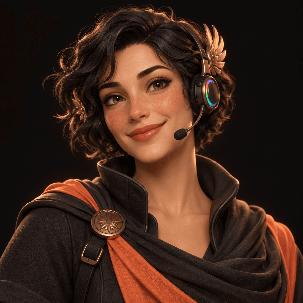 Portrait illustré de Iris